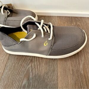 Men’s Olukai Nohea Lace Mesh shoe sneaker in Rock Grey 10242-rkrk NEW size 8 nwt